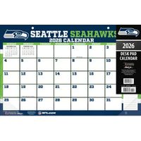 NFL Seattle Seahawks Small 2026 Desk Pad Calendar
