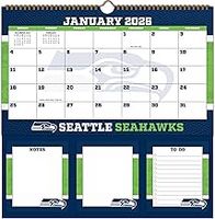 Seattle Seahawks 2026 Memomate Spiral Calendar