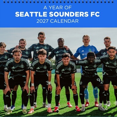 Seattle Sounders 2027 Wall Calendar