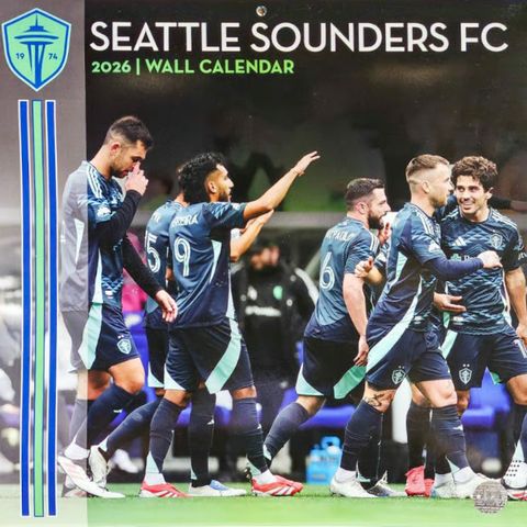 Seattle Sounders 2026 Wall Calendar