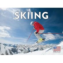 Skiing 2026 Wall Calendar