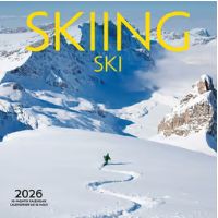 Skiing 2026 Wall Calendar