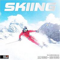 Skiing 2026 Wall Calendar