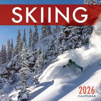 Skiing 2026 Wall Calendar