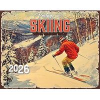 Skiing 2026 Wall Calendar