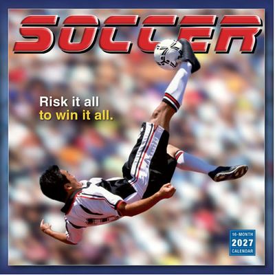 Soccer 2027 Wall Calendar