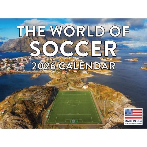 The World of Soccer 2026 Wall Calendar