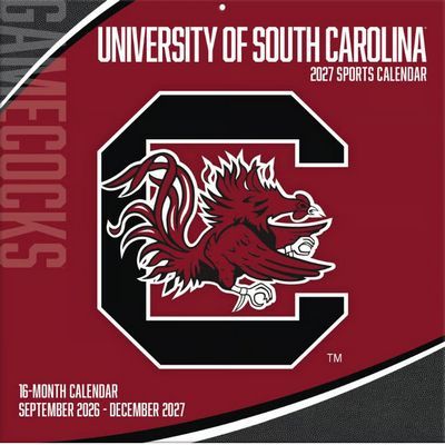 South Carolina Gamecocks 2027 Wall Calendar