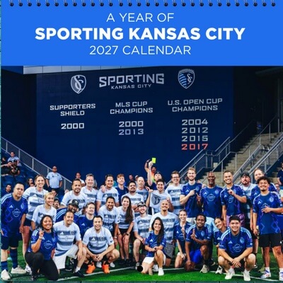 Sporting Kansas City 2027 Wall Calendar
