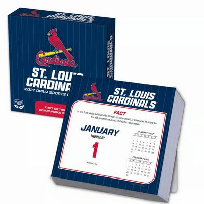 MLB St. Louis Cardinals 2027 Desk Calendar