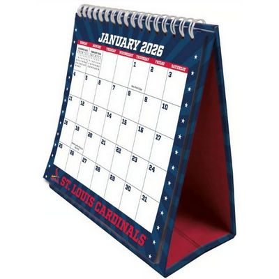St Louis Cardinals 2026 Easel Desk Calendar