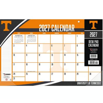 Tennessee Volunteers 2027 Desk Pad