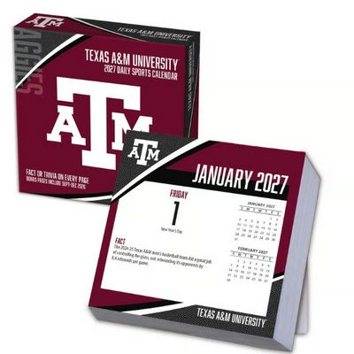 Texas A&M Aggies 2027 Desk Calendar