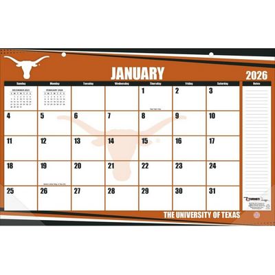 Texas Longhorns 2026 17x11 Desk Pad