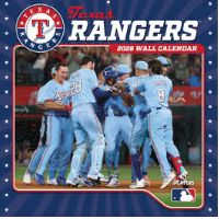 Texas Rangers 2026 Wall Calendar