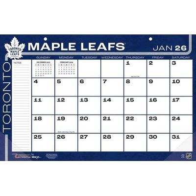 Toronto Maple Leafs 2026 Desk Calendar