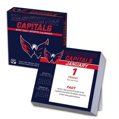 Washington Capitals 2027 Desk Calendar