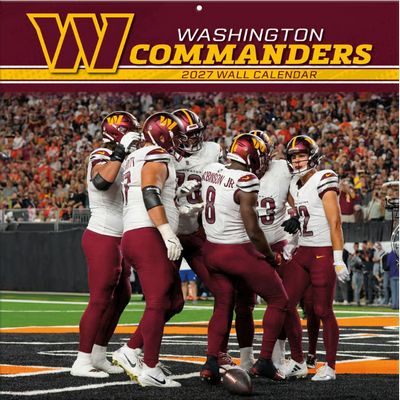NFL Washington Commanders Football Team 2027 Wall Calendar