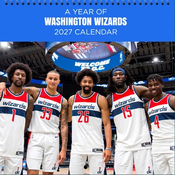 Washington Wizards 2027 Wall Calendar