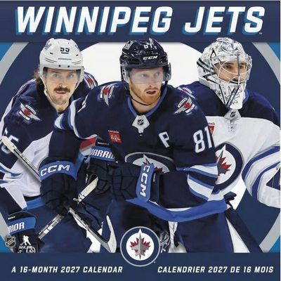 Winnipeg Jets Bilingual French 2027 Wall Calendar