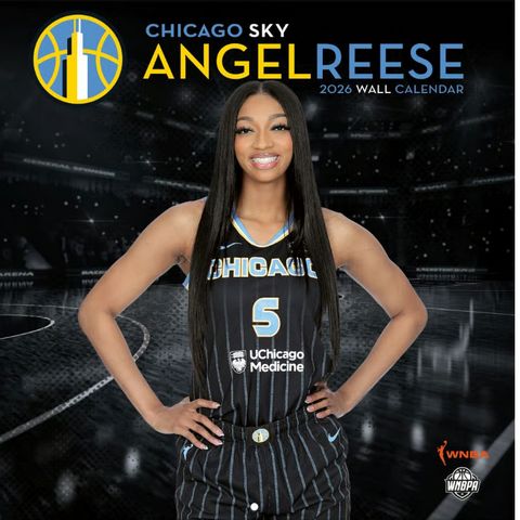 Angel Reese 2026 Wall Calendar