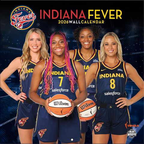 Indiana Fever 2026 Wall Calendar