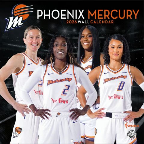 Phoenix Mercury 2026 Wall Calendar