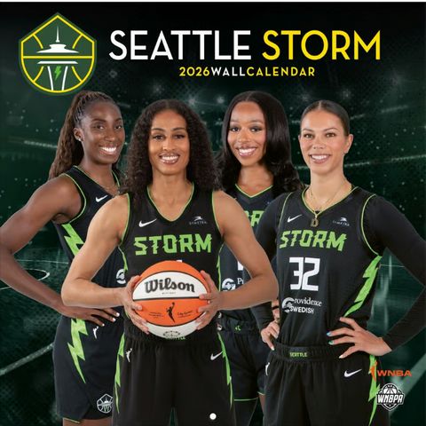 Seattle Storm 2026 Wall Calendar