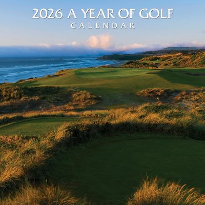 A Year of Golf 2026 Wall Calendar