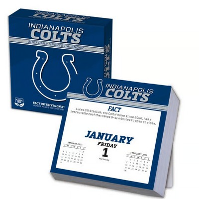 NFL Indianapolis Colts 2027 Desk Calendar
