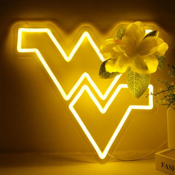 West Virginia Mountaineers Neon Light