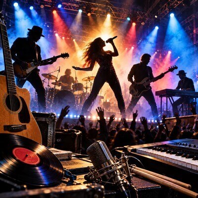 Music Artists and Bands Calendars A to Z