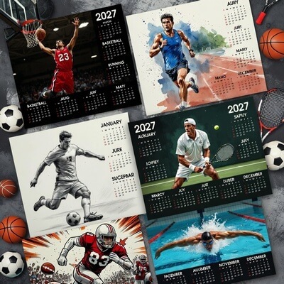 2027 Sports Calendars