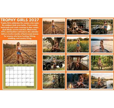 Trophy Girls 2027 Calendar