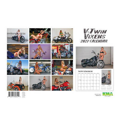 V-Twin Vixens 2027 Wall Calendar