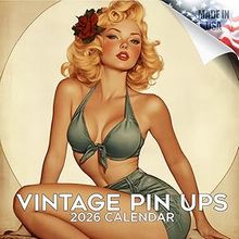 Vintage Pin Ups 2026 Calendar