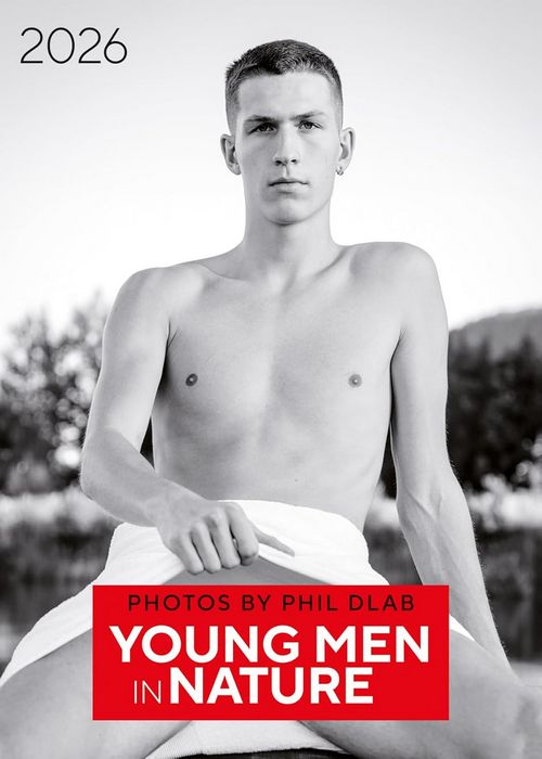 Young Men in Nature 2026 Calendar
